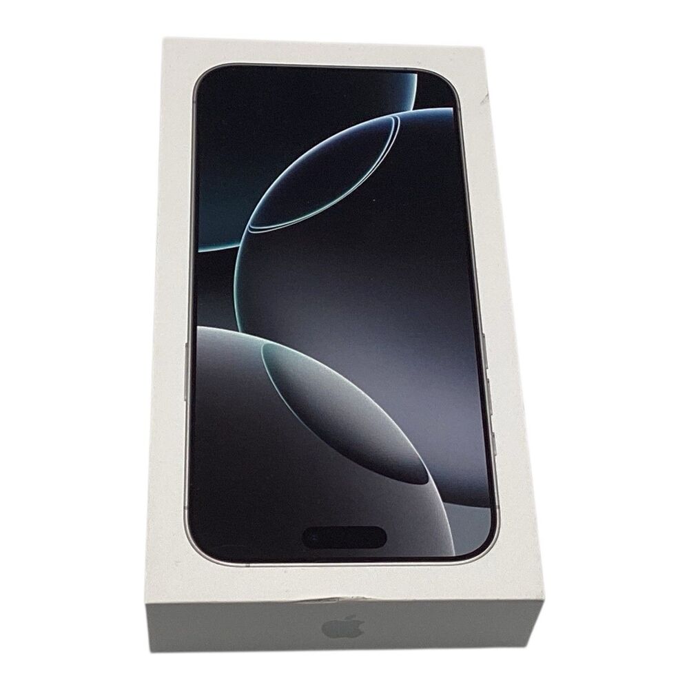 Apple iPhone 16 Pro MAX  White Titanium Empty Box ONLY with insert